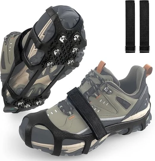 Ice Cleats Snow Traction For Shoes And Boots Ice Snow Crampons Ice Gripper For Walking manufacturers