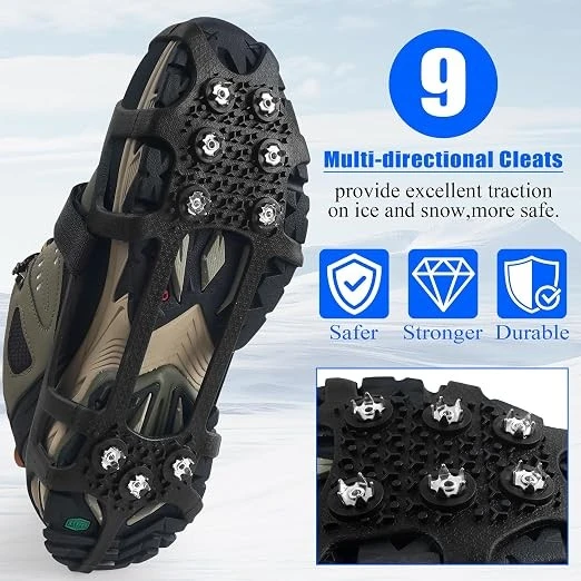 Ice Cleats Snow Traction For Shoes And Boots Ice Snow Crampons Ice Gripper For Walking factory