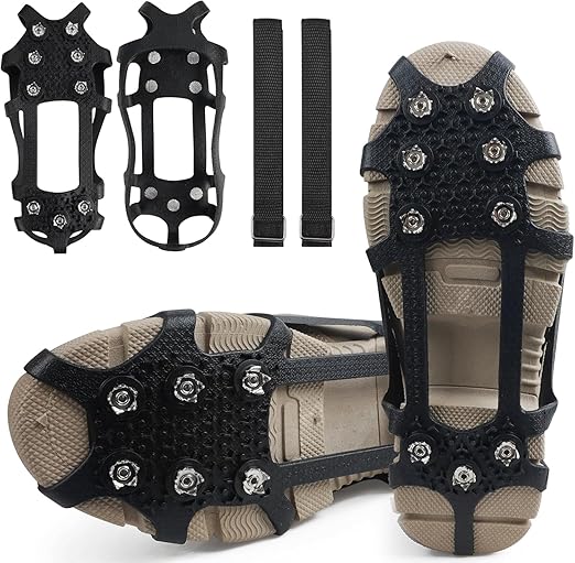 Ice Cleats Snow Traction For Shoes And Boots Ice Snow Crampons Ice Gripper For Walking